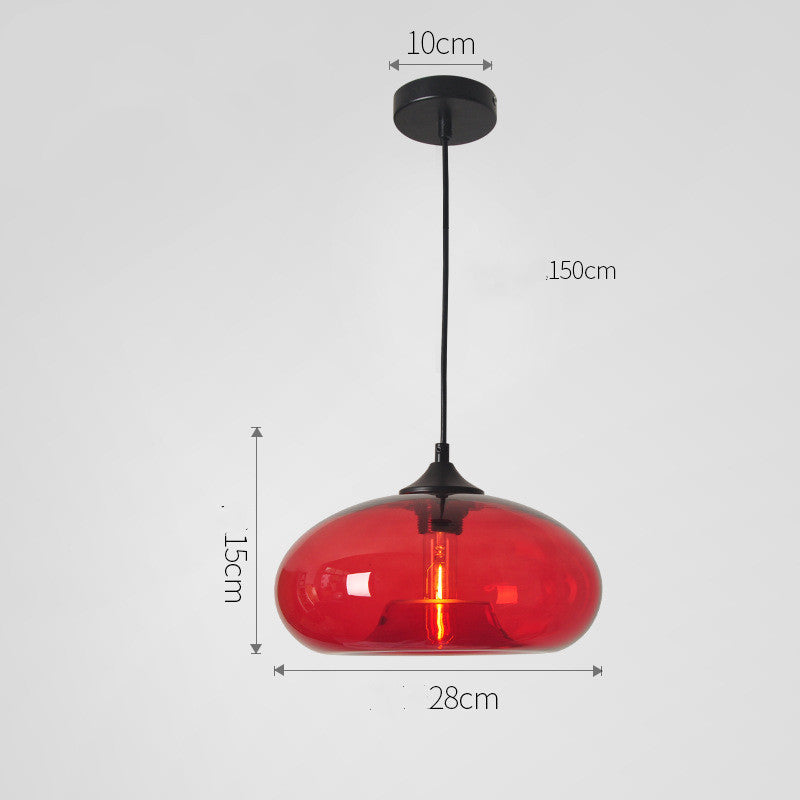 Nordic Modern Loft Pendant Lamp Glass Lustre