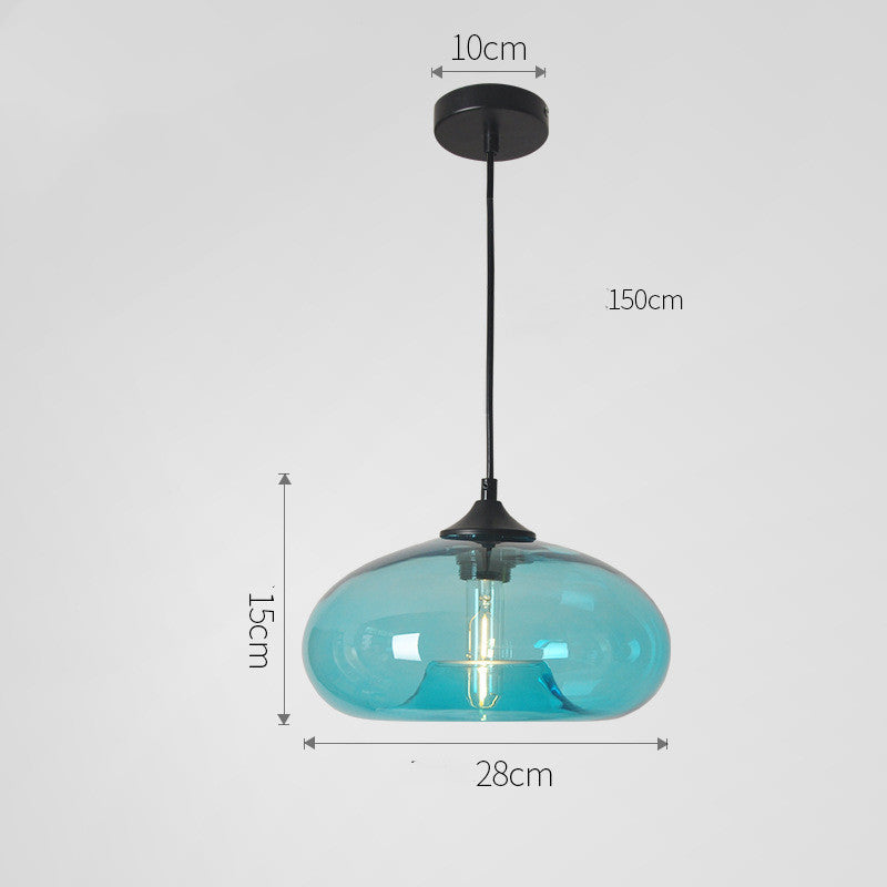 Nordic Modern Loft Pendant Lamp Glass Lustre