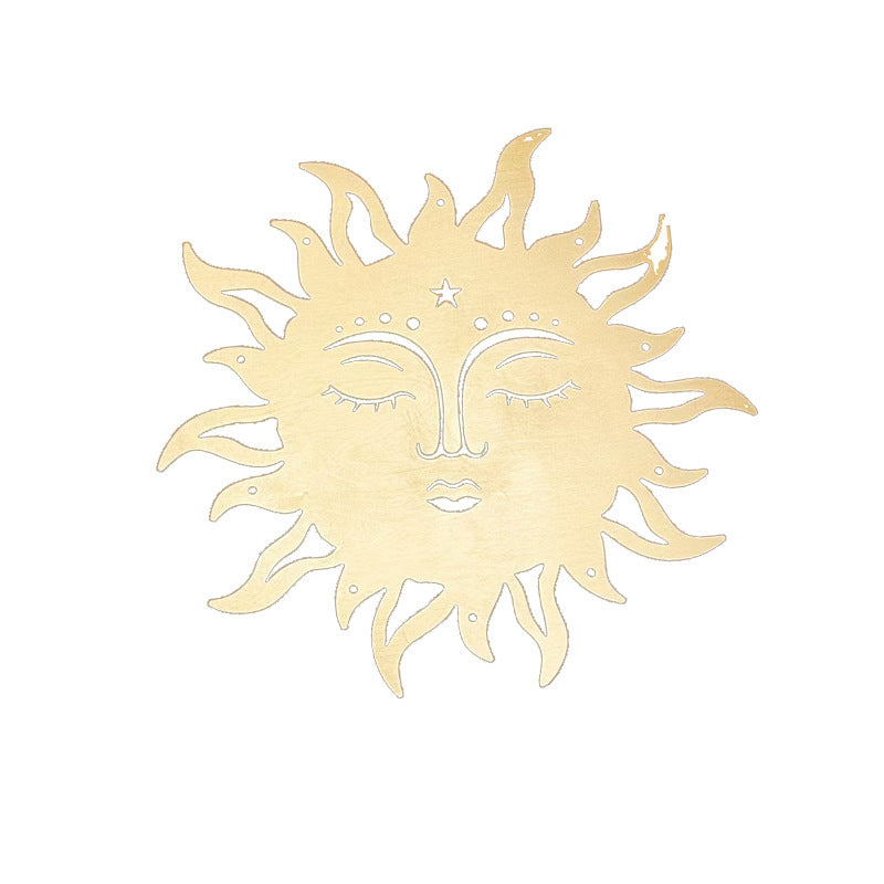 Wooden Sun Moon Wall Kitchen Decorative